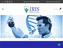 Tablet Screenshot of iriswellnesslabs.com